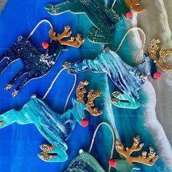 Decorative Resin Reindeer 