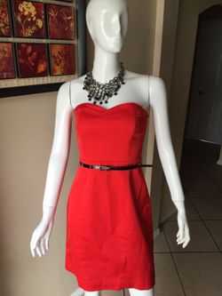 H & M red dress Sz M