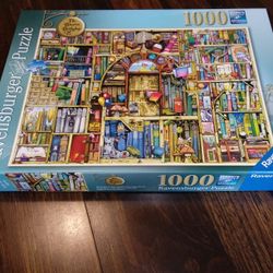 Jigsaw Puzzle 1000 Ravensburger No. 193141, The Bizarre Bookshop No. 2