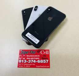 📲🔥iPhone X 64 GB factory unlocked with 30 day warranty