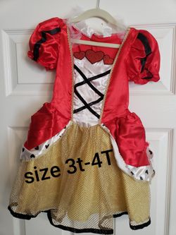 Queen of hearts Dress And Headband