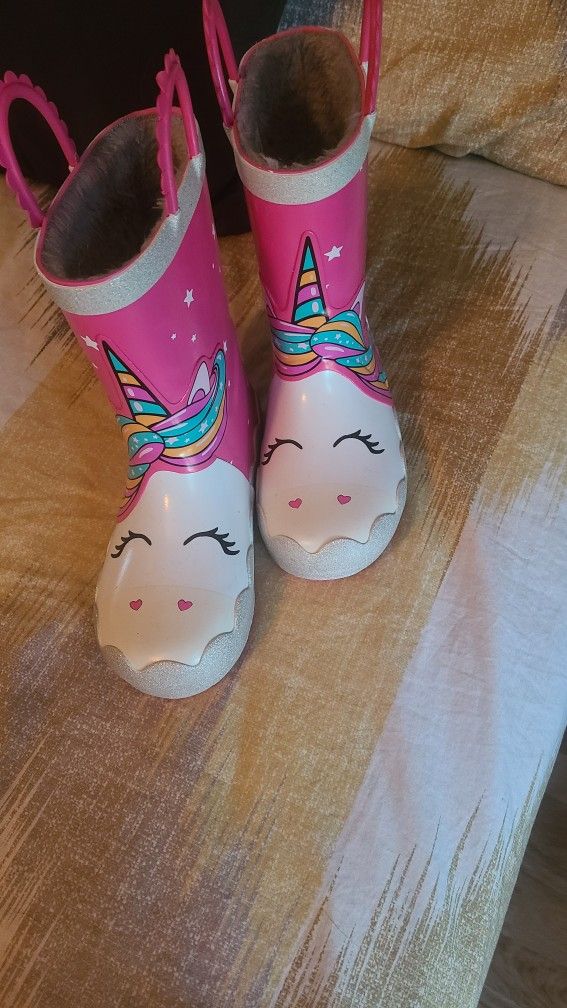 Unicorn Rain Boots