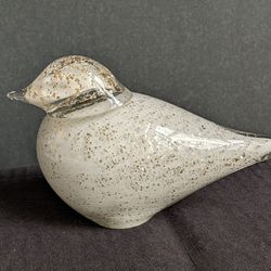 Granilla Glass Bird Figurine Paperweight