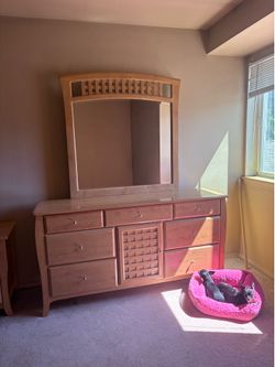 Tan bedroom set