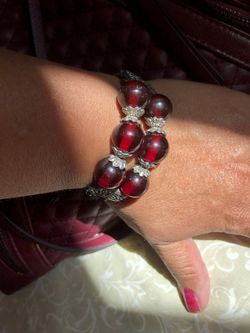 Cute fashion bracelet silver color 7 1/2