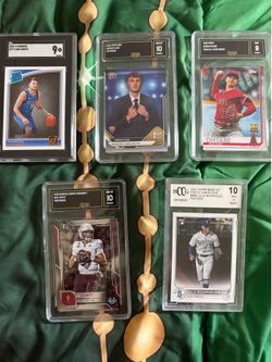 Topps, Panini, and Donruss Sports Trading Card Collection - Ohtani, Curry, Wembanyama