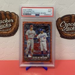 Ohtani/Betts Orange Crackle Foil 35/299
