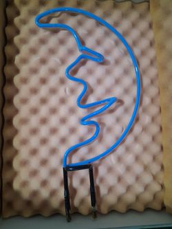 Custom moon neon lighting