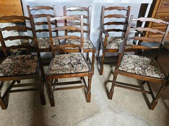4 vintage chairs 2 with arms ARLINGTON TX