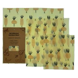Eco-Friendly Reusable Beeswax Food Storage Wraps