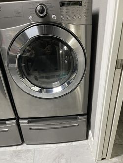 LG Dryer With Matching Storage Box