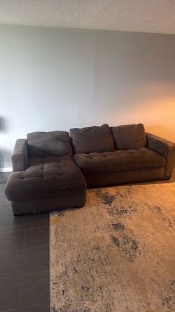 FREE GREY SECTIONAL SOFA WITH CHAISE. IKEA