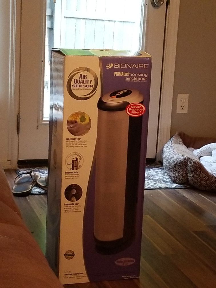 Bionaire permatech ionizing air cleaner outlet