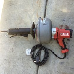 RIDGID K-45 Drain Cleaning Snake Auger Machine with C-1 5/16 in. x 25 ft. Inner Core Cable ////