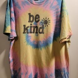 Sunshine Sisters Be Kind Tie Dye T-shirt Size 2XL
