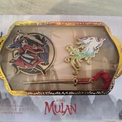 Mulan Pin Set- Live Action Disney Movie