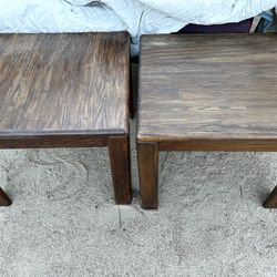 BROWN END TABLES BOTH FOR $20 47Th Ave. & Dobbins In Laveen