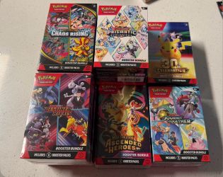 Pokemon Booster bundles Prismatic/Ascended Heroes
