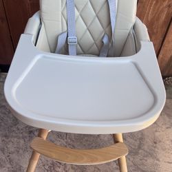 3-in-1 Wooden High Chair 