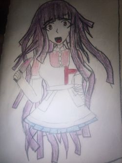 Mikan taumiki half body drawing full color
