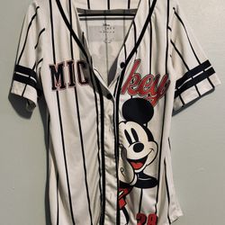 Disney Mickey Baseball Jersey Shirt 