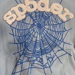 Baby Blue Spider Hoodie