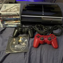 PS3 Fat Console With 10 Games Bundle