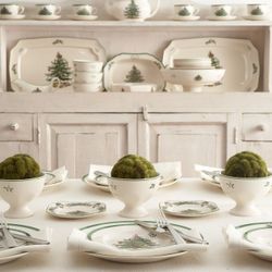 68-Piece Spode Christmas Tree Dinnerware Set