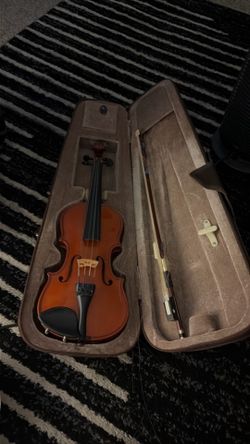 Student Acoustic Violin Outfit with Case & Bow