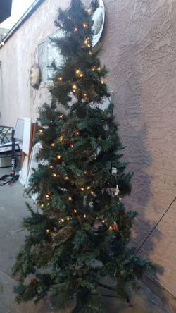 Artificial Christmas Tree with Lights