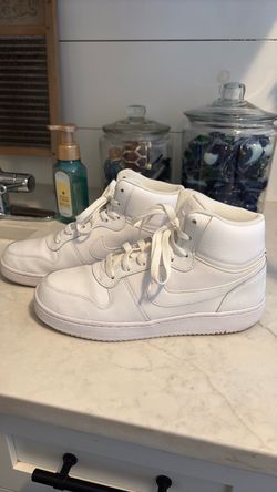 White Nike High Tops, Women’s Size 9