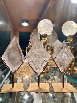 Clear quartz small diamond 2 with 🌈