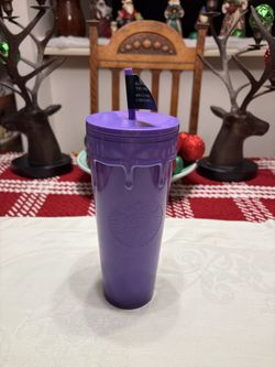 New Starbucks Purple Drip Tumbler 