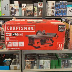 Craftsman 13amp 8  1/4” Table Saw