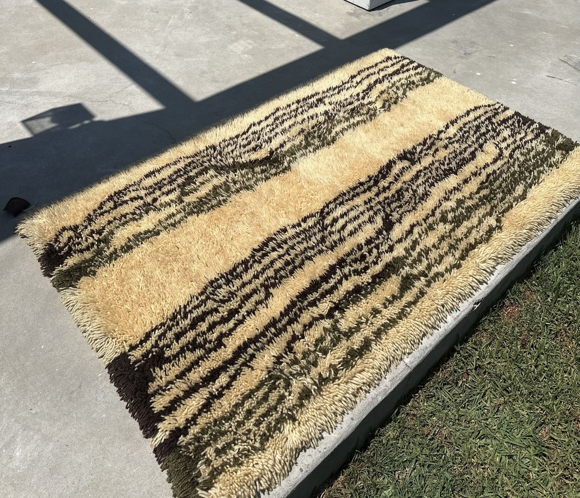 Mid Century Rya Rug