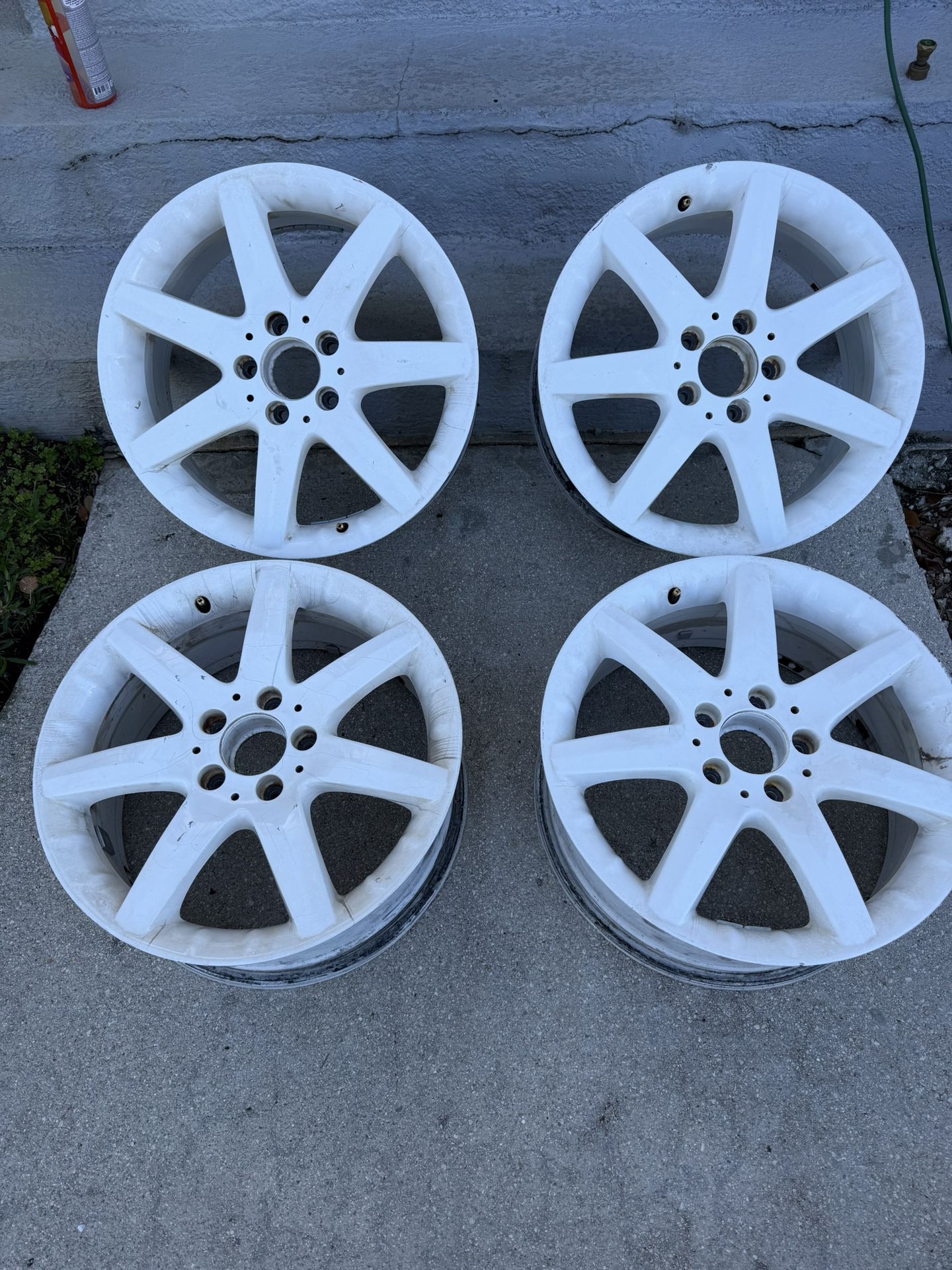 Mercedes-Benz Rims Only White 17 Inch