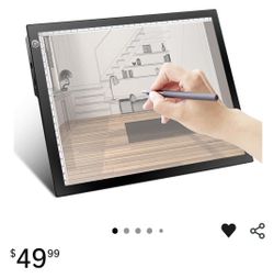 NXENTC Rechargeable Light Pad for Tracing for Tattoo, Artists, Drawing, Painting, Animation new 