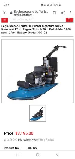 Eagle floor polisher burnisher