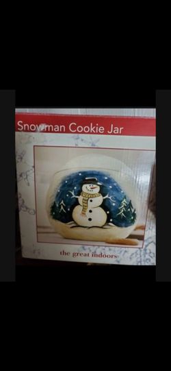The Great Indoors Snowman Cookie Jar