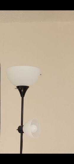 Floor lamp and adjustable reading lamp