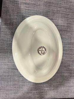 Vernon Kilns Winchester 73 butter long bowl
