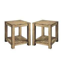 Set of 2 New, Never Used End Side Tables Nightstands
