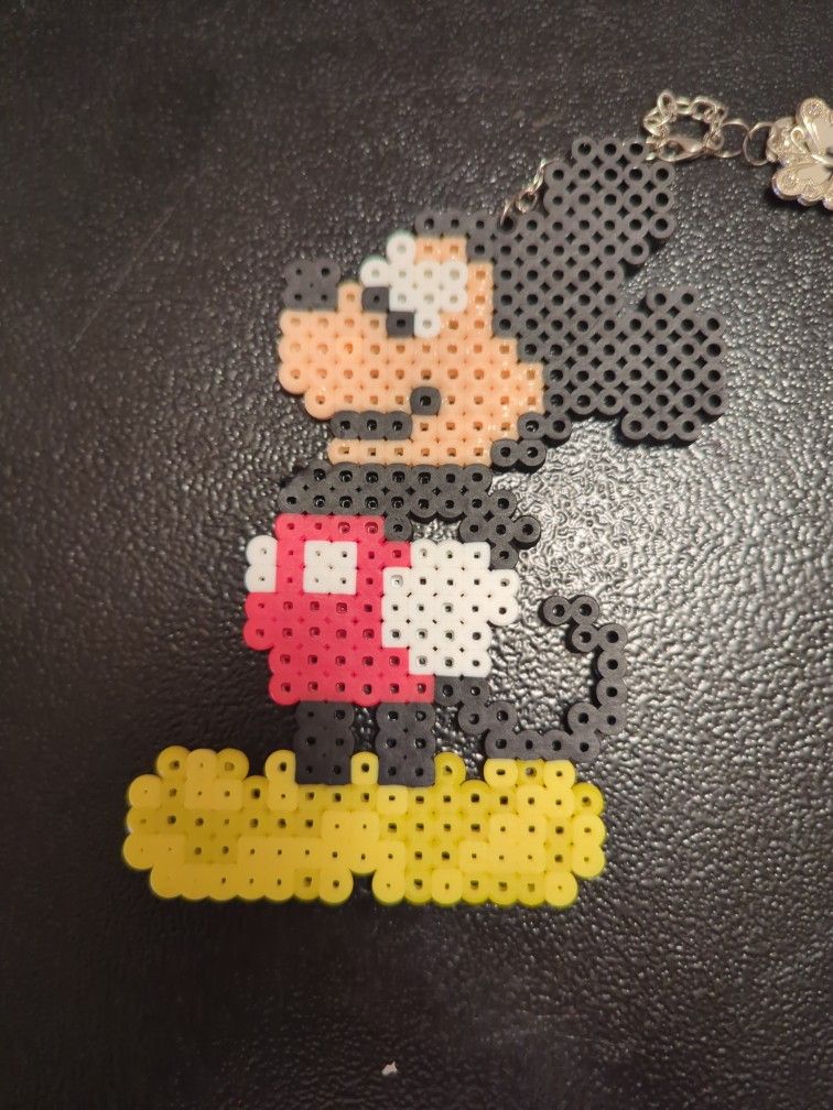 Disney Perler Small Hama Beads Mickey Perler Mickey By MR16Bits On
