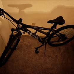 Ozark Trail 27.5" Vibe Mountain Bike, Medium Frame 17”,  Fits Riders 5'3" - 5'8", Black, Adult, Unisex