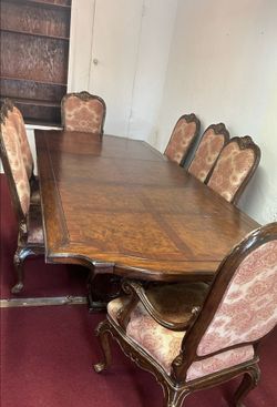 Marge Carson Formal Dining Table & Chairs