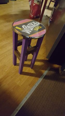 willy wonka bar table / stool
