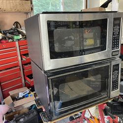 Microwave And Gas Stovetop