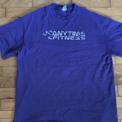 Purple Anytime Fitness t-shirt 