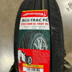 225 60 16 Set De Llantas 