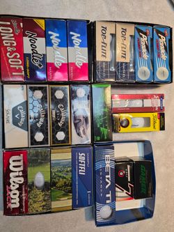 Approx. 60 NEW golf balls in sleeves,